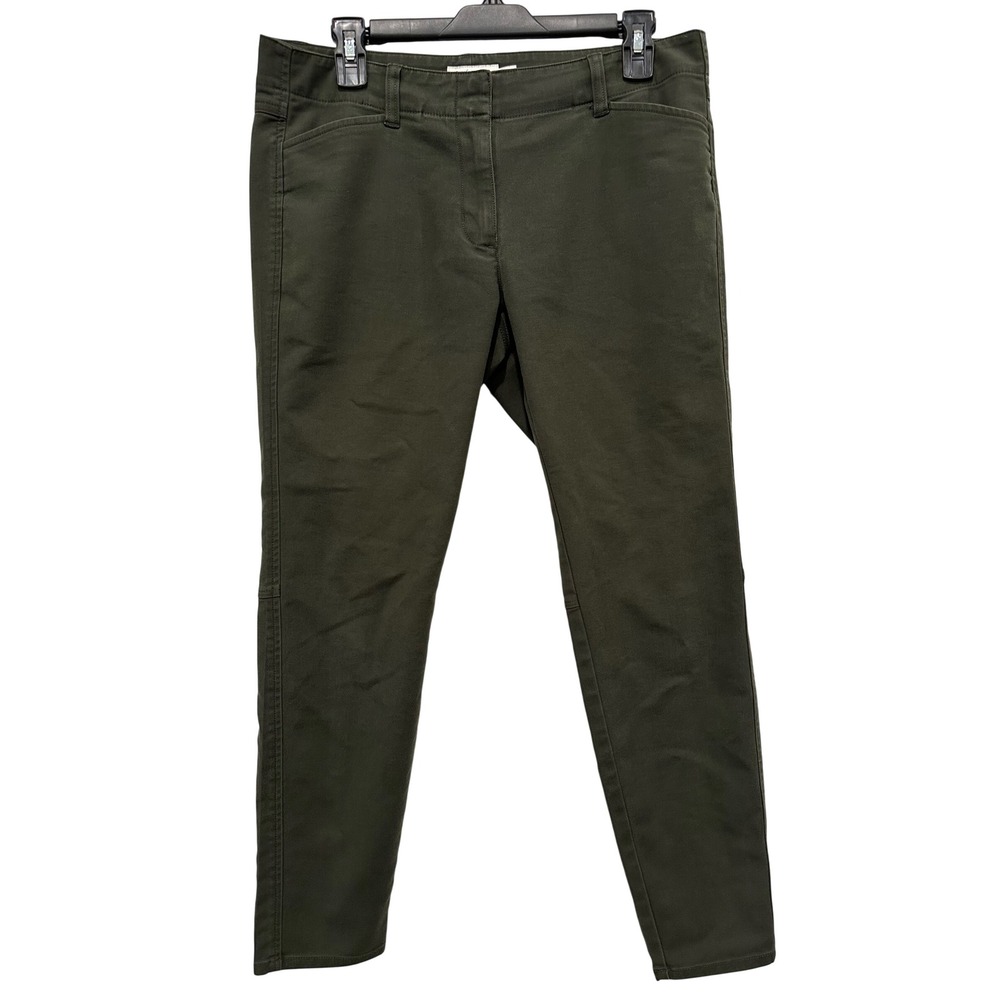 Vineyard Vines‎ Womens 6 Dark Olive Green Skinny Chino Stretch Pants RN134578